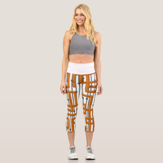 Hochwaisted-Capris Capri Leggings