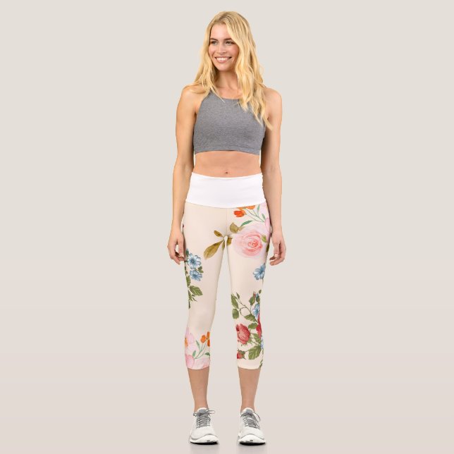 Hochwaisted-Capris Capri Leggings (Vorderseite)