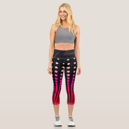 Hochwaisted-Capris Capri Leggings