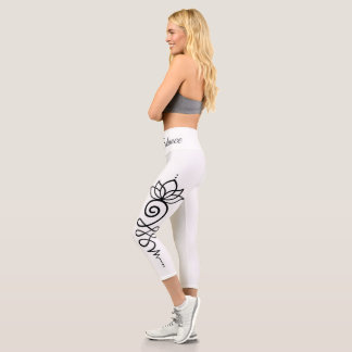 Hochwaisted-Capris Capri Leggings