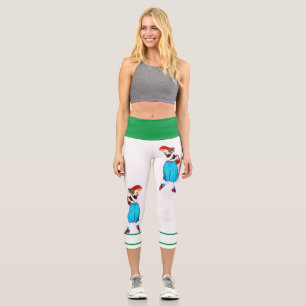 Hochwaisted-Capris Capri Leggings