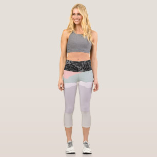 Hochwaisted-Capris Capri Leggings