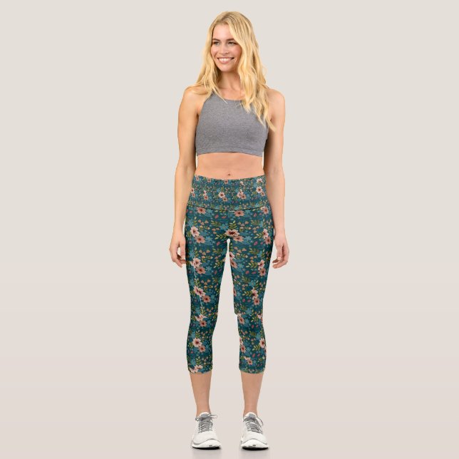 Hochwaisted-Capris Capri Leggings (Vorderseite)