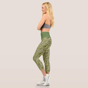 Hochwaisted-Capris Capri Leggings