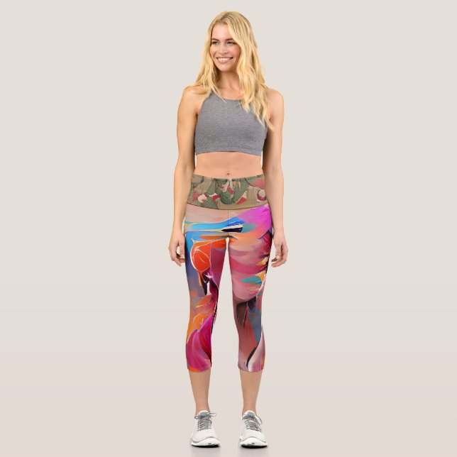Hochwaisted-Capris Capri Leggings (Vorderseite)