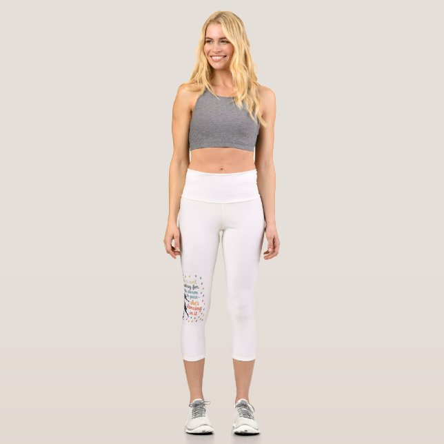 Hochwaisted-Capris Capri Leggings (Vorderseite)