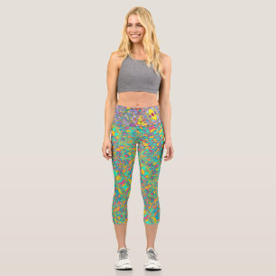 Hochwaisted-Capris Capri Leggings