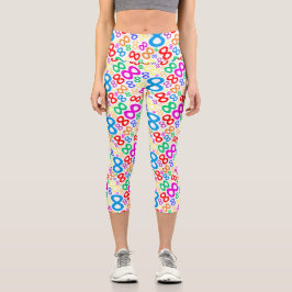Hochwaisted-Capris Capri Leggings