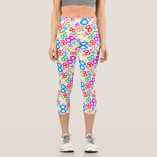 Hochwaisted-Capris Capri Leggings