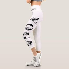 Hochwaisted-Capris Capri Leggings