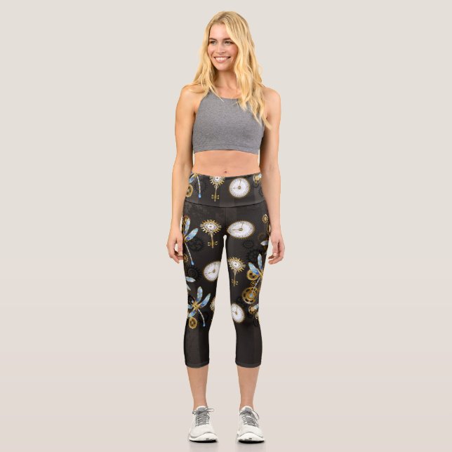 Hochwaisted-Capris Capri Leggings (Vorderseite)