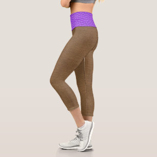 Hochwaisted-Capris Capri Leggings