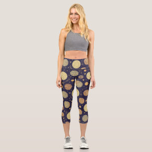 Hochwaisted-Capris Capri Leggings