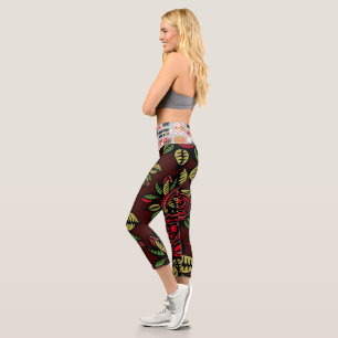 Hochwaisted-Capris Capri Leggings