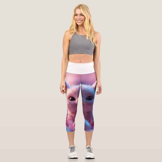 Hochwaisted-Capris Capri Leggings (Vorderseite)
