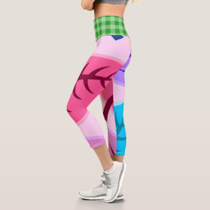 Hochwaisted-Capris Capri Leggings