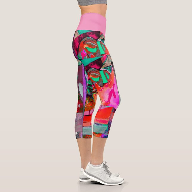 Hochwaisted-Capris Capri Leggings (Rechts)