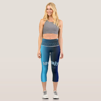 Hochwaisted-Capris Capri Leggings