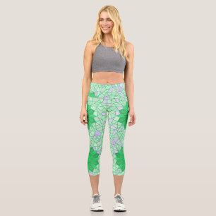Hochwaisted-Capris Capri Leggings
