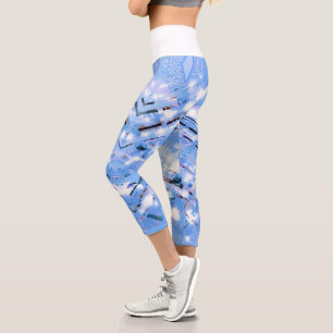 Hochwaisted-Capris Capri Leggings