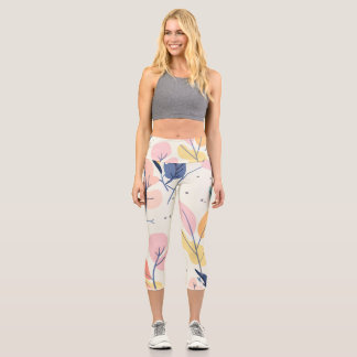 Hochwaisted-Capris Capri Leggings