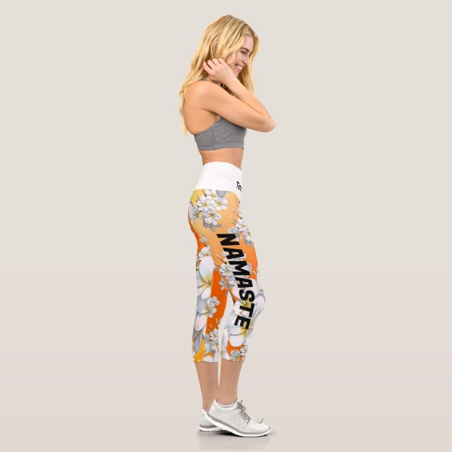 Hochwaisted-Capris | Frauen | Yoga Pants Capri Leggings (Rechts)