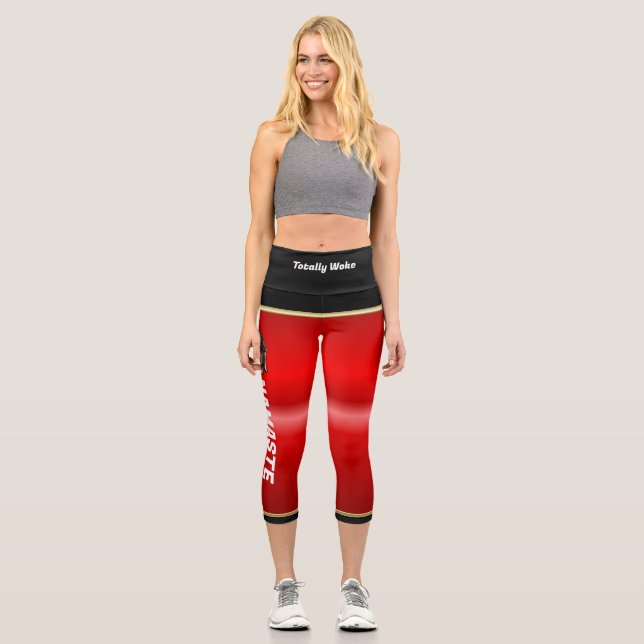 Hochwaisted-Capris | Namaste | Yoga Pants Capri Leggings (Vorderseite)