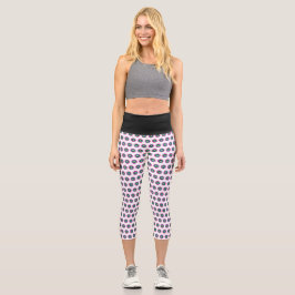 Hochwaisted Geometric Capris - Stilvolles Design