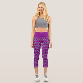 Hochwaisted Geometric Capris - Stilvolles Design