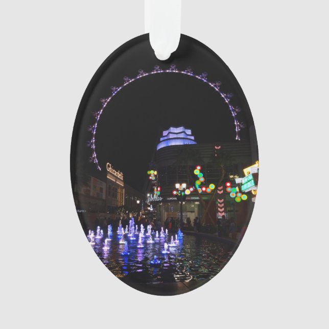 Hochwalzrad-Riesenrad Las Vegas #4 Ornament (Vorderseite)