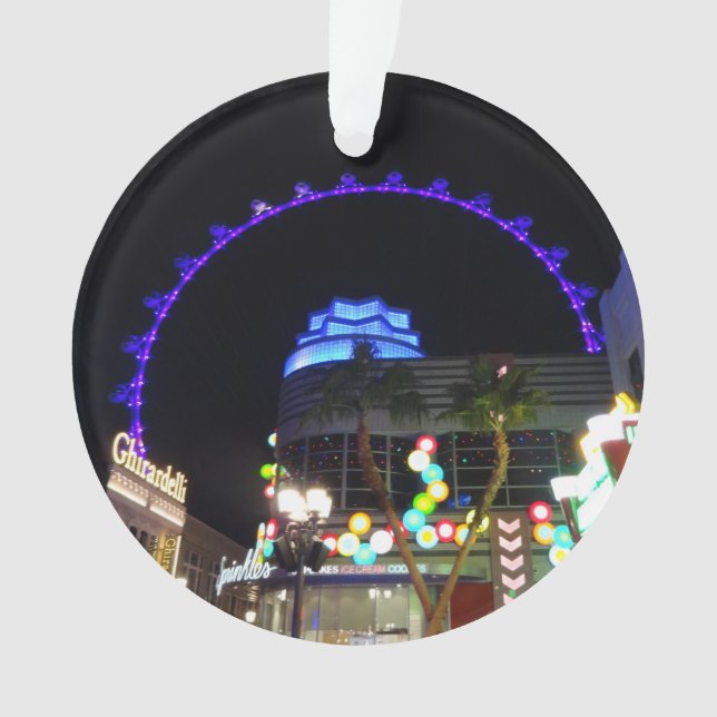 Hochwalzrad-Riesenrad Las Vegas #5 Ornament (Vorderseite)