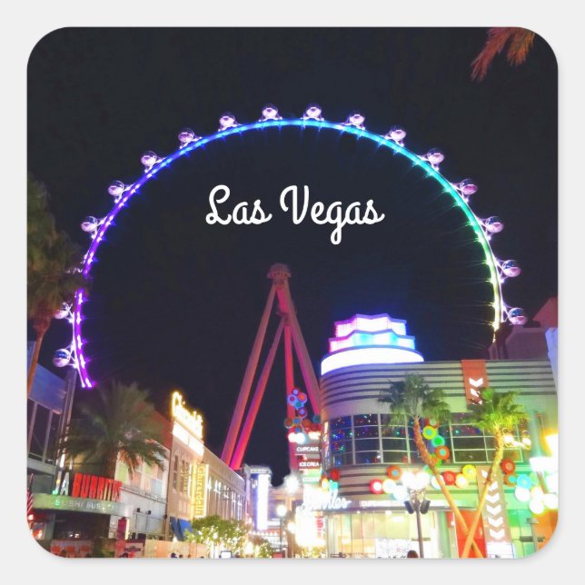 Hochwalzrad-Riesenrad Las Vegas #6 Stickers (Vorderseite)