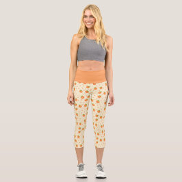 HOCHWARTETE CAPRI PANTS - "PEACH COBBLER" LEGGINGS