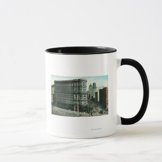 Hochwasser aus Markt und Mason Sts Tasse (Rechts)