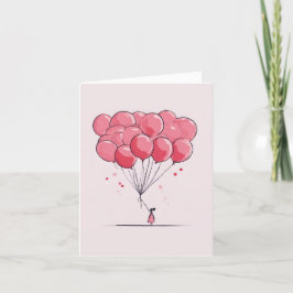 Hochwertige Niedliche Valentinstag-Karte Dankeskarte