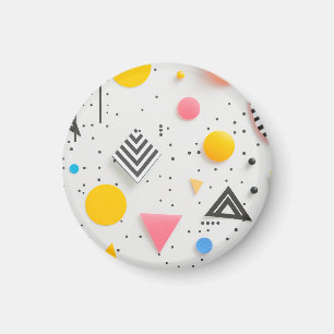Hochwertiger Hintergrund von Formen und Streifen Magnet