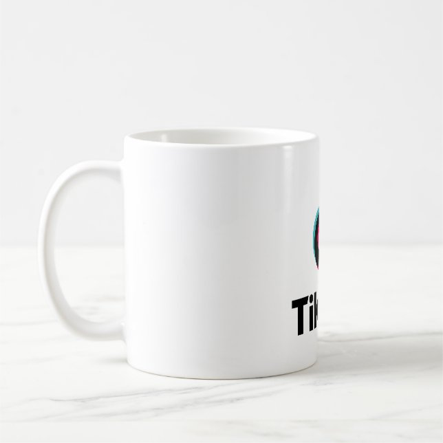 hochwertiger TikTok-Becher Kaffeetasse (Links)