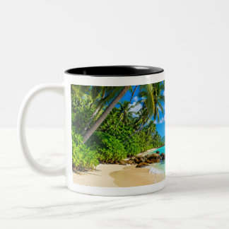 hochwertiger tropischer Becher Zweifarbige Tasse