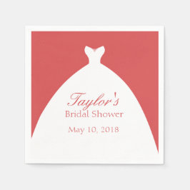 Hochwertiges Hochzeitskleid Serviette