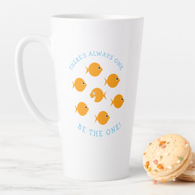 Hochwertiges Niedlicher Cartoon Goldfish Lehrer Sp Milchtasse (Beispiel)