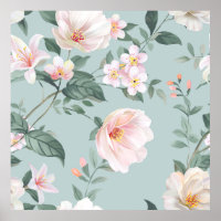 hochwertiges Set verschiedener Aquarellblumen