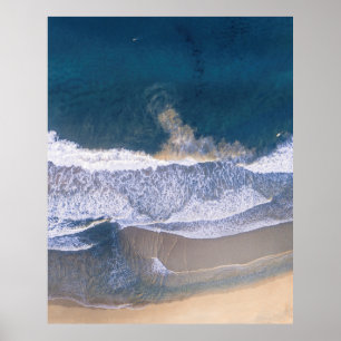 HOCHWINKELFOTOGRAFIE DER STRANDKURSE POSTER