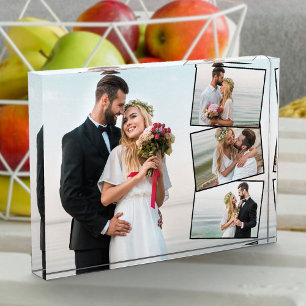 Hochzeit 4 Foto Collage Zigzag Foto Strip