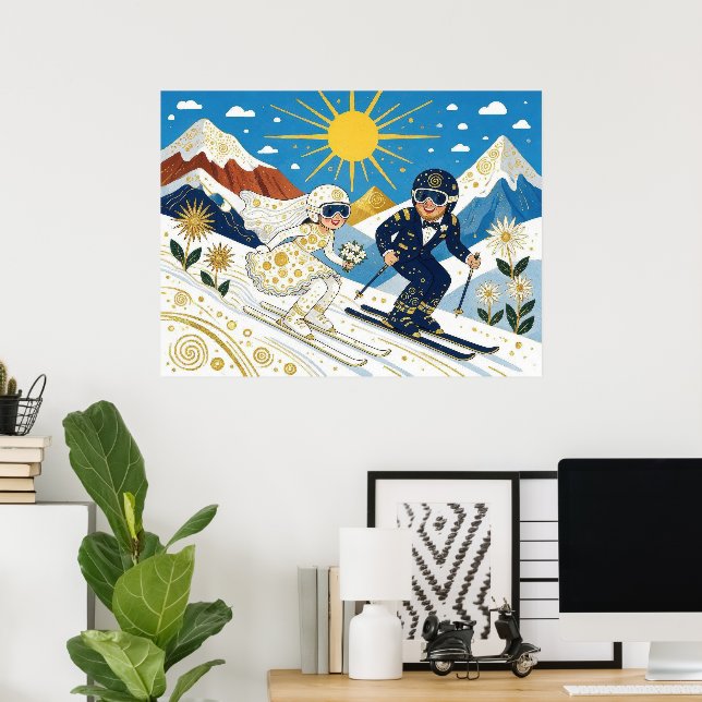 Hochzeit am Hang Poster (Heimbüro)