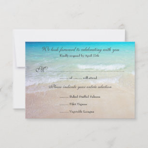Hochzeit am Meer Antwort genaue Gästezahl Menü