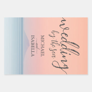 Hochzeit am Meer unter dem Himmel Geschenkpapier Set