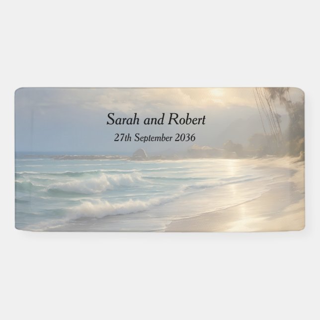 Hochzeit am Strand Banner (Horizontal)