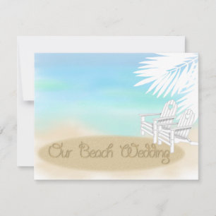 Hochzeit am Strand Einladung