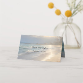 Hochzeit am Strand Platzkarte