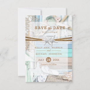 Hochzeit am Strand - Save the Date
